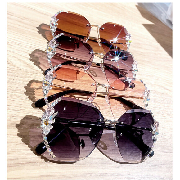 Decorative Framed Glasses In Black - Picture 4 of 4